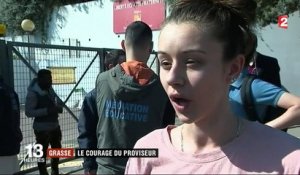 Fusillade dans un lycée de Grasse : le courage du proviseur