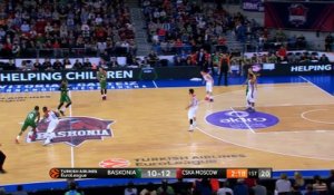 Euroligue (26e j.) - Le dunk rageur de Tillie face au CSKA