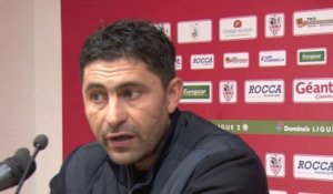 Après AC Ajaccio - HAC (0-0), réaction d'Oswald Tanchot