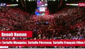 « Tartuffe Wauquiez, Tartuffe Pécresse, Tartuffe François Fillon ! », attaque Benoît Hamon