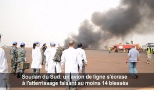 Soudan du Sud: Un avion de ligne s'écrase, au moins 14 blessés