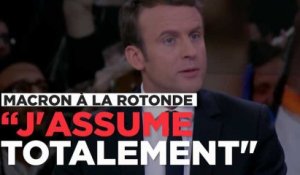 Emmanuel Macron assure n'avoir "aucun regret" d'être allé à La Rotonde