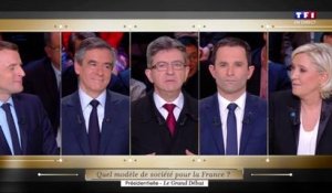 Le Grand Débat : Jean-Luc Mélenchon se paie François Fillon et Marine Le Pen