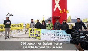Corée du Sud: tests préparatoires au renflouement du Sewol