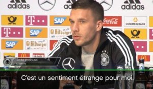 FOOTBALL: International: Allemagne - Podolski : "Un sentiment étrange''