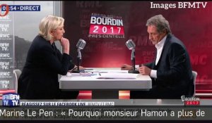 Présidentielle : Marine Le Pen accuse BFMTV et son propriétaire d’avantager Macron