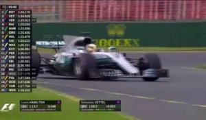 Formule 1 / Australie : Lewis Hamilton était pressé !
