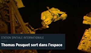 Thomas Pesquet sort de l'ISS pour installer un port d'amarrage