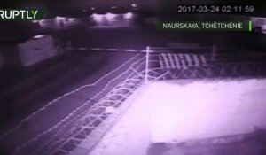 Une caméra de vidéosurveillance a filmé l’attaque contre la Garde nationale russe en Tchétchénie