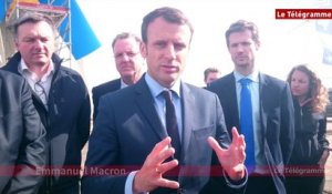 Port de Brest. Macron : "Je crois en cette croissance bleue"