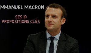 Emmanuel Macron : ses 10 propositions clés