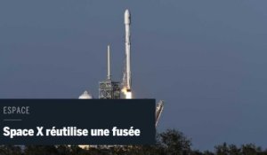 Space X réutilise avec succès le lanceur d’une fusée