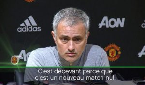 30e j. - Mourinho: "Trop de matches nuls à domicile"
