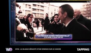 OFNI – Elie Semoun : Sa blague gênante sur le cancer fait réagir Twitter  (vidéo)