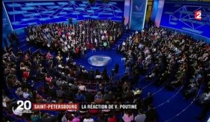 Saint-Pétersbourg : la réaction de Vladimir Poutine