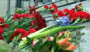 L'hommage des Russes aux victimes de l'attentat de Saint-Pétersbourg
