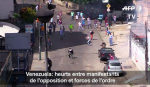 Crise au Venezuela: heurts entre manifestants et policiers