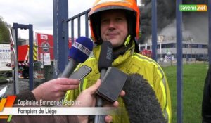 L'Avenir - Incendie d'usine de recyclage de déchets à Wandre (Liège)
