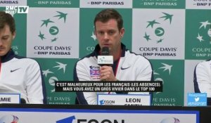 Coupe Davis – Leon Smith : ‘’Malgré les absences, la France reste une grosse équipe’’