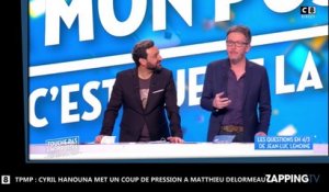 Cyril Hanouna - TPMP : Matthieu Delormeau se prend un coup de pression de l'animateur (vidéo)