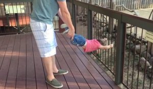 Cette fillette ne veut pas partir du Zoo... Tellement drôle!