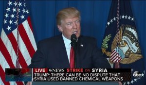 Les Etats-Unis ont frappé cette nuit la Syrie en tirant des dizaines de missiles contre une base aérienne