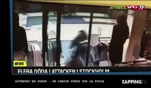 Attentat de Stockolm : la vidéo impressionnante du camion bélier