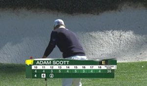 Golf - Masters 2 ème jour - Birdie d'Adam Scott