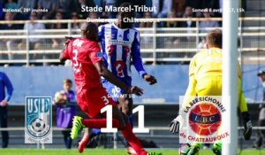J28 National 2016-2017 : USLD-Châteauroux, le match