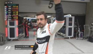 Grand Prix de Chine - Retour au garage applaudi pour Alonso