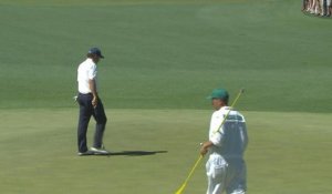 Golf - Masters 3ème jour - Mickelson rate son putt