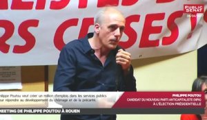 Meeting de Philippe Poutou à Rouen - Les matins de la présidentielle (10/04/2017)