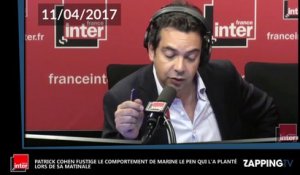 Marine Le Pen : Patrick Cohen pousse un coup de gueule contre la candidate du FN (vidéo)