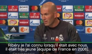 Quarts - Zidane : "Je me souviens bien de Ribéry"