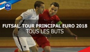 Futsal, Tour Principal Euro 2018, tous les buts