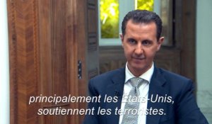 Bachar al-Assad : "Cette attaque chimique est une mise en scène"