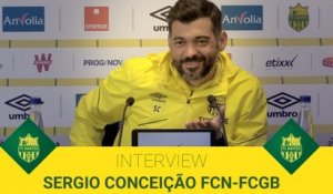 Sergio Conceição avant FCN-FCGB