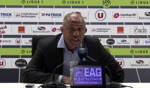 La réaction d'Antoine Kombouaré après EAG-Toulouse (2-1) :