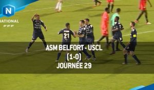 J29 : ASM Belfort - USCL (1-0), le résumé