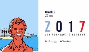 Ils sont appelés à voter pour la première fois en 2017 : Charles, 20 ans, en prépa littéraire à Toulon
