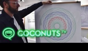The Drawing Machine: The handcrafted contraption that makes unique, cool designs| Coconuts TV