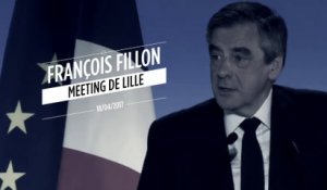 Meeting de François Fillon à Lille