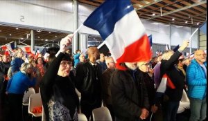 La Marseillaise au meeting de Fillon à Lille