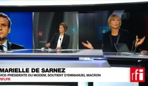 Marielle de Sarnez, vice-présidente du MoDem, députée européenne, soutien d’Emmanuel Macron