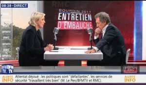 Marine Le Pen: "Tous les étrangers qui ont été condamnés doivent rentrer chez eux"