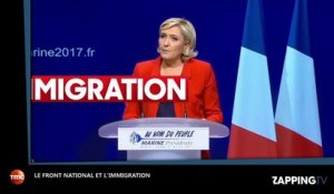 Marine Le Pen : l'obsession des cadres du FN sur l'immigration dans les interviews (vidéo)