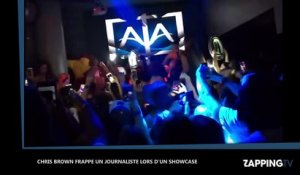 Chris Brown agresse violemment un photographe en plein concert ! (Vidéo)