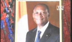 Présentation du Portait officiel du Président de la République de Côte d'Ivoire
