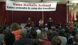 Dernier meeting de campagne à Lille pour Nathalie Arthaud