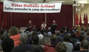 Dernier meeting de campagne à Lille pour Nathalie Arthaud